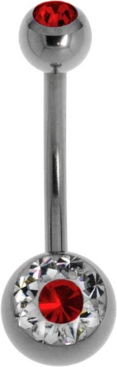 Image du produit Bijouteria Piercing nombril (Titane, Cristal Swarovski)