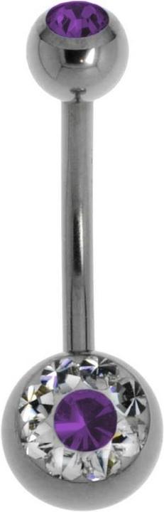 Produktbild Bijouteria Bauchpiercing (Titan, Swarovski Kristall)
