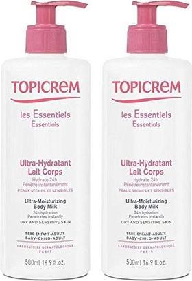 Produktbild Topicrem Ultra-Moisturizing Body Milk 500ml - Pack of 2 (Körpermilch, 500 ml)