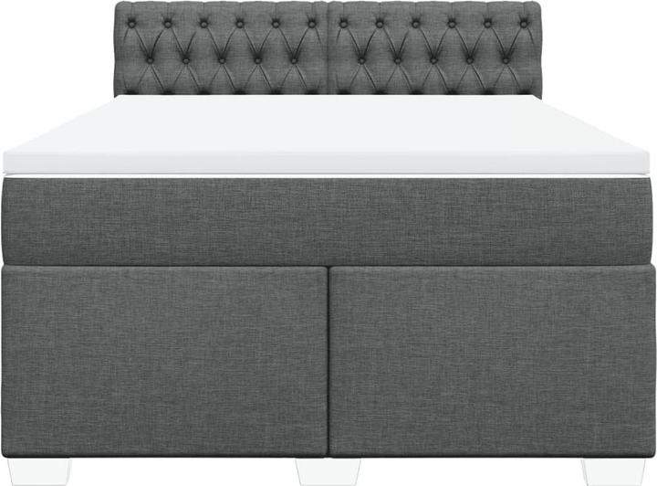 Produktbild VidaXL Bo x springbett mit Matratze 160 x 200 cm Stoff (160 x 200 cm, 160 x 200 cm)