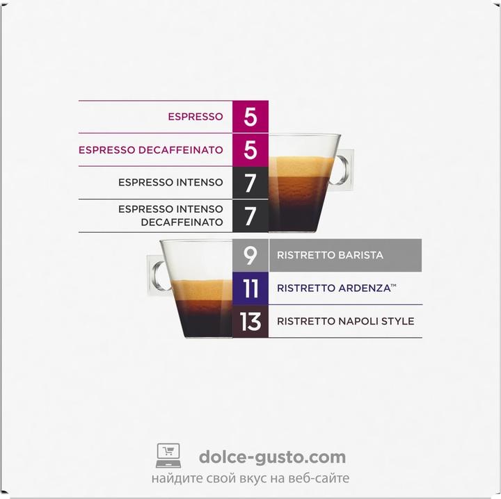Image du produit Nescafé Dolce Gusto Capsules de café Dolce Gusto Ristretto Barista 30 pièces (30 x Port.)