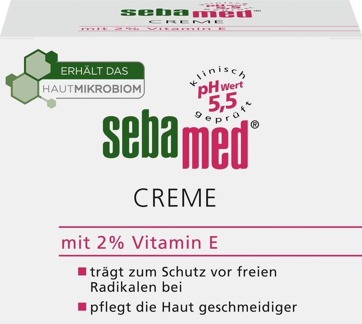 Produktbild Sebamed Creme mit 2 % Vitamin E, 75 ml Creme