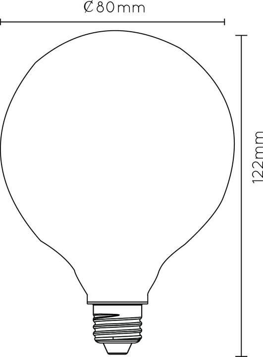 Actual product image Lucide E27 (E27, 8 W, 1080 lm, 1 x, D)