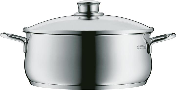 Produktbild WMF Topfset Induktion Kochtopfset 5tlg Glasdeckel Diadem Plus Edelstahl (16 cm, Pfannenset + Topfset)
