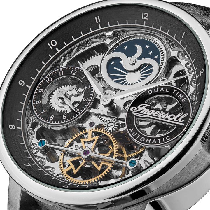 Actual product image Ingersoll 1892 The Jazz - I07701 (Analogue wristwatch, Skeleton watch, 42 mm)
