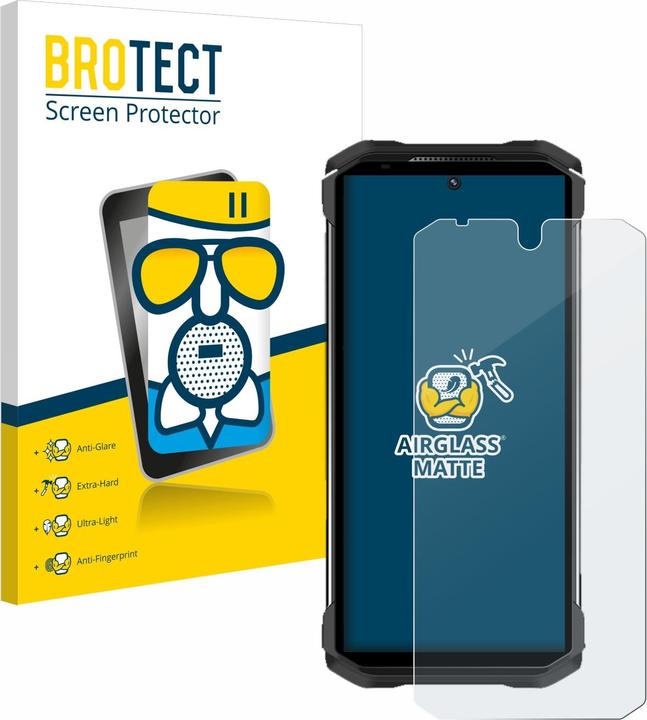 Actual product image BROTECT AirGlass Glass Matte (1 Piece, Doogee S98)