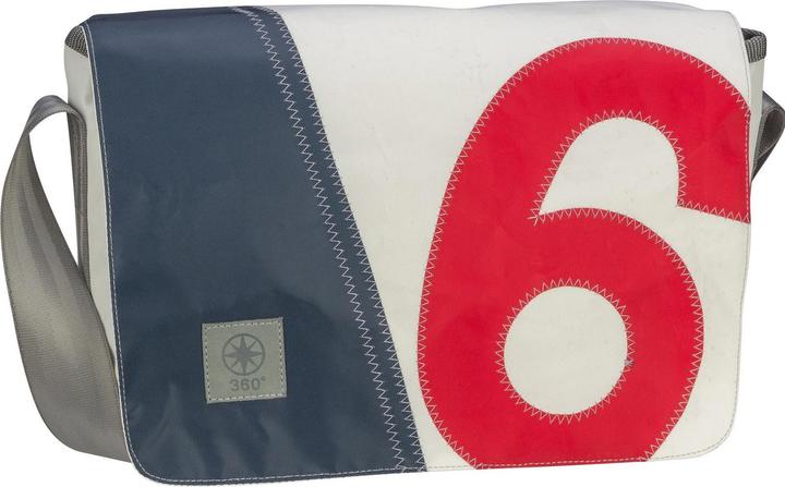 Bianco, Blu con numero rosso