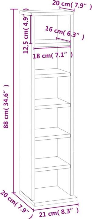 Immagine prodotto VidaXL CD-Schrank