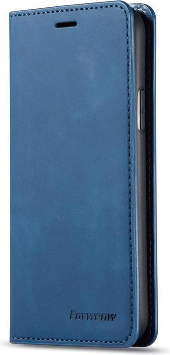 Immagine prodotto Cover-Discount iPhone 11 Pro Max - Custodia Vintage Flip in look scamosciato blu (Apple iPhone 11 Pro Max)