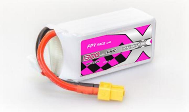 Image du produit ManiaX 100C FPV eXtreme 22.2V 1300mAh 100C XT60 (1300 mAh)