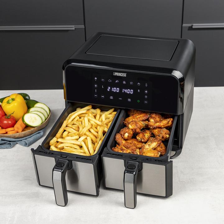 Actual product image Princess 182074 Double Basket Aerofryer (EU plug)