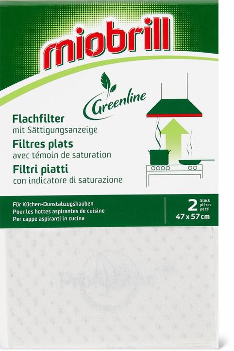 Produktbild Miobrill Greenline Flachfilter (2 Stk.)