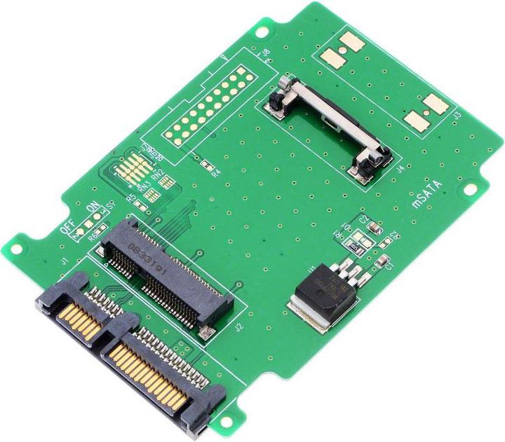 Delock SATA 22pin zu mSATA Konverter