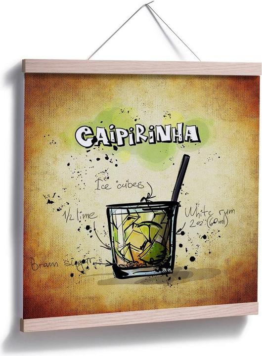 Produktbild Trenddeko Caipirinha - Rezept (50 x 50 cm)