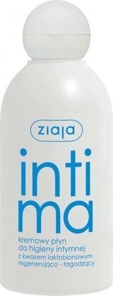 Ziaja Intima Creamy Liquid For Intimate Hygiene From Lactosonic Acid Regenerating And Soothing (200 ml, Intimwaschlotion)