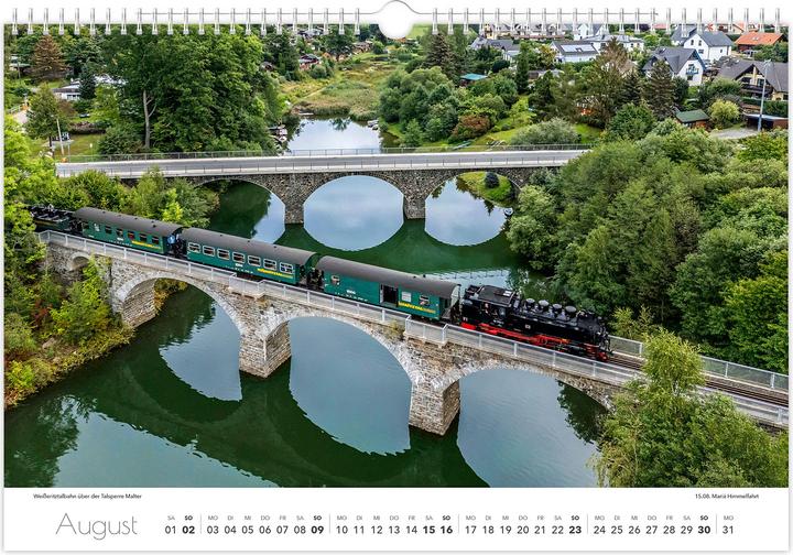 Produktbild Kalender Sachsen von oben 2026 - Luftaufnahmen (45 x 30 cm, Deutsch)