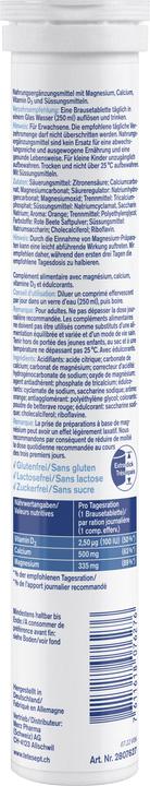 Produktbild Tetesept Magnesium 335 Calcium + D3 (17 Stück, Brausetablette, 129 g)