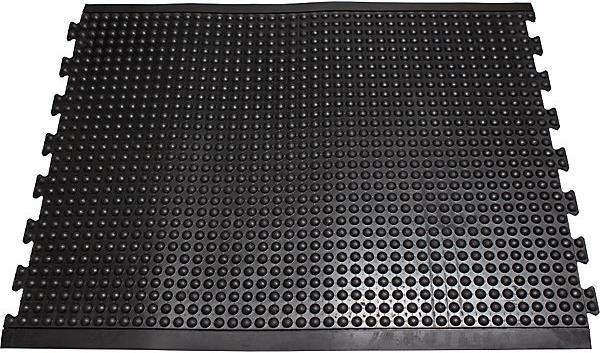 Produktbild Miltex Anti-Ermüdungsmatte YOGA DOME, schwarz genoppt (120 x 90 cm)