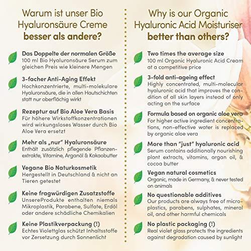 Produktbild SatinNaturel Hyaluronsäure Anti Aging Feuchtigkeitscreme (100 ml, Tagescreme)