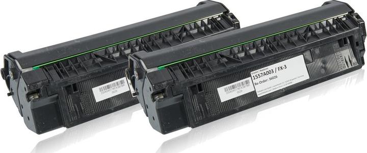 Produktbild Inkadoo Toner sparset kompatibel zu Canon 1557 A 003 / FX-3 enthält 2x Tonerkartusche Schwarz (BK)