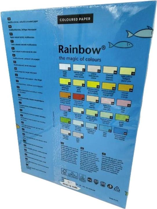 Actual product image Rainbow Multifunctional paper colour DIN A3 80g/m² intensive blue 500 sheets/pack. (80 g/m², 500 x, A3)