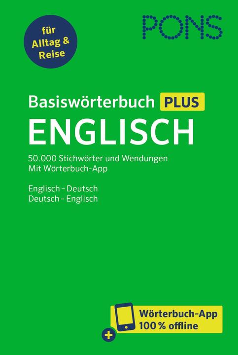 Produktbild Basiswörterbuch Plus Englisch, m. Buch, m. Online-Zugang (Englisch, Deutsch, 2024)
