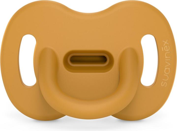 Suavinex Reversible soother SX Pro 0-6M mustard yellow (1 x, up to 6 M.)