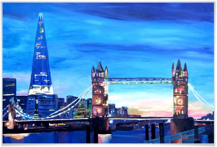 Produktbild Trenddeko Bleichner - London Tower Bridge und The Shard (100 x 70 cm)