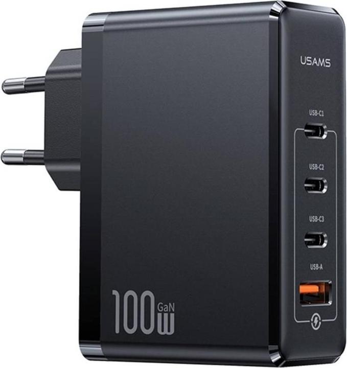 Immagine prodotto Usams Caricabatterie veloce GaN a 4 porte da 100W (100 W)