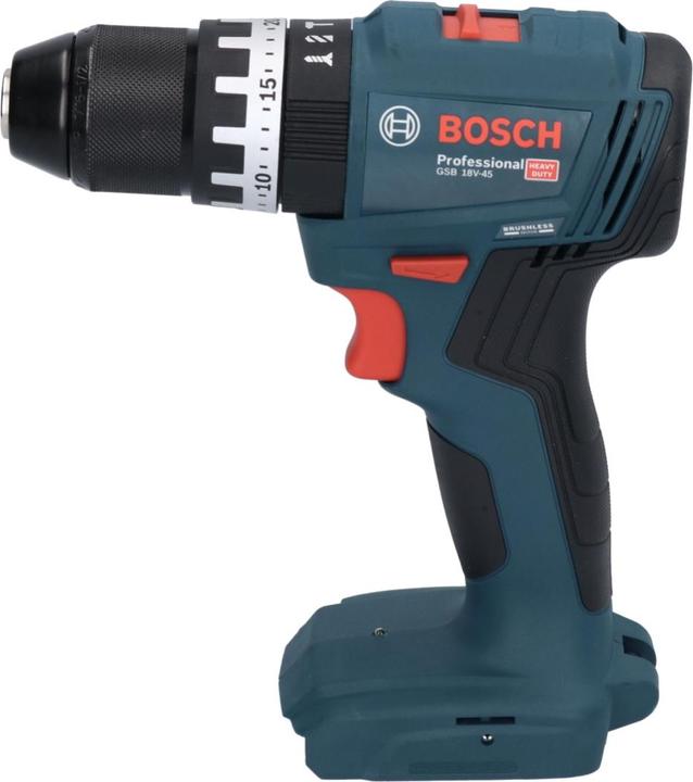 Produktbild Bosch Professional Bosch GSB 18V-45 Akku Schlagbohrschrauber 18 V 45 Nm Brushless + 1x Akku 2,0 Ah + Ladegerät + (Akkubetrieb)