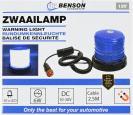 Actual product image Benson LED-Warnleuchte blau 12V