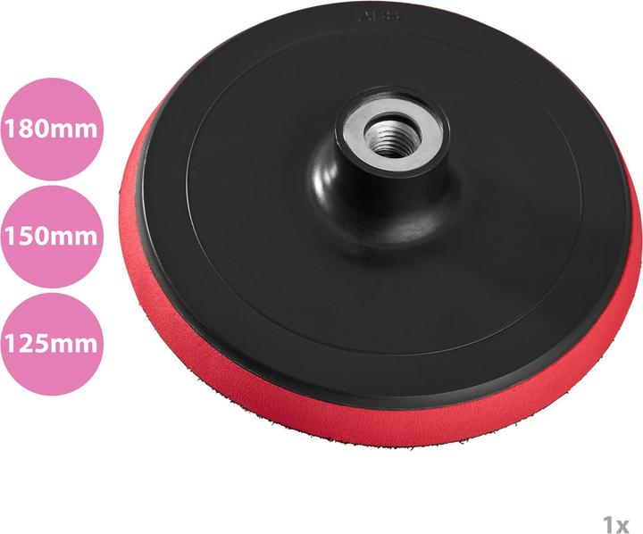 Produktbild tectake Poliermaschine inkl. Schleifpaste und Zubehör 18-tlg.