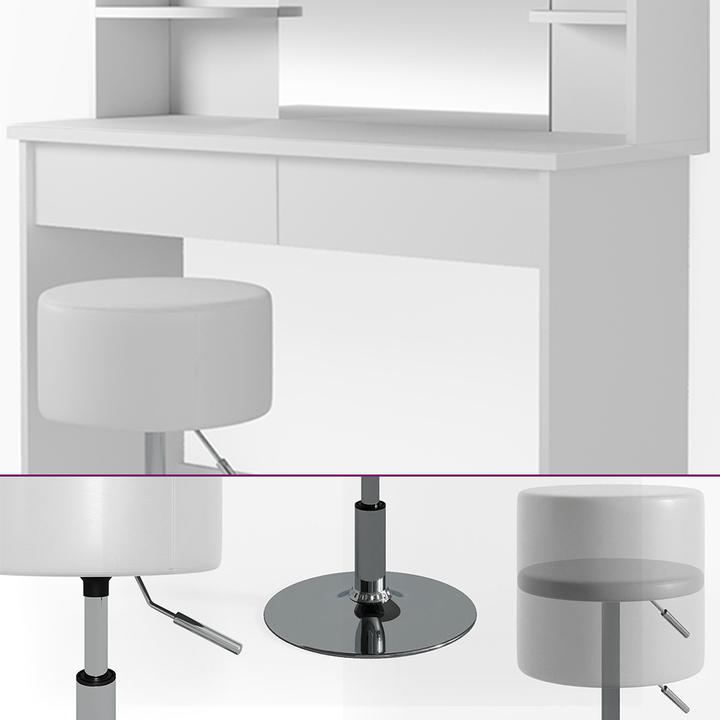 Produktbild Vicco Charlotte mit Hocker (108 x 40 x 139 cm)