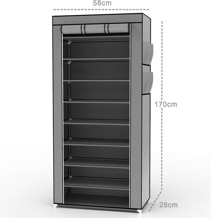 Produktbild Intirilife Schrank (58 x 28 x 170 cm)