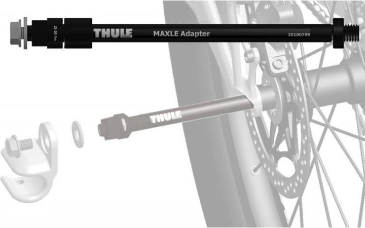 Actual product image Thule Plug-in axis Maxle M12x148x1.75mm / 167-192mm
