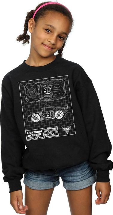 Image du produit Disney - Sweat CARS LIGHTNING MCQUEEN BLUEPRINT - Fille (152, 158)