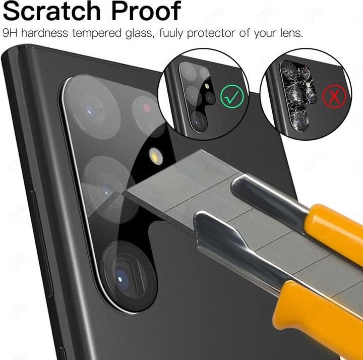 Actual product image RPD Samsung Galaxy S25 - Tempered Glass / Panzerglas Rückkamera - vollflächig schwarz (1 Piece, Samsung Galaxy S25)