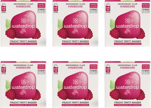 Actual product image Waterdrop Microdrink Flair (6x12 Pack) (Raspberry, Elderflower, 12 x)