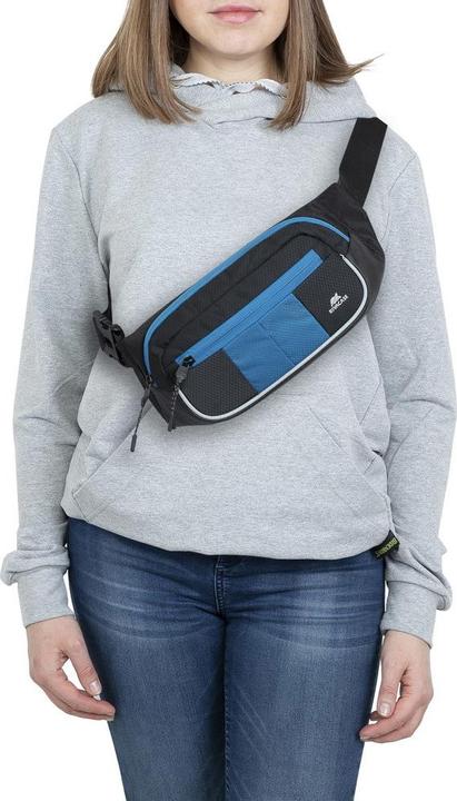 Image du produit Rivacase Sac banane Mercantour /bleu 5215