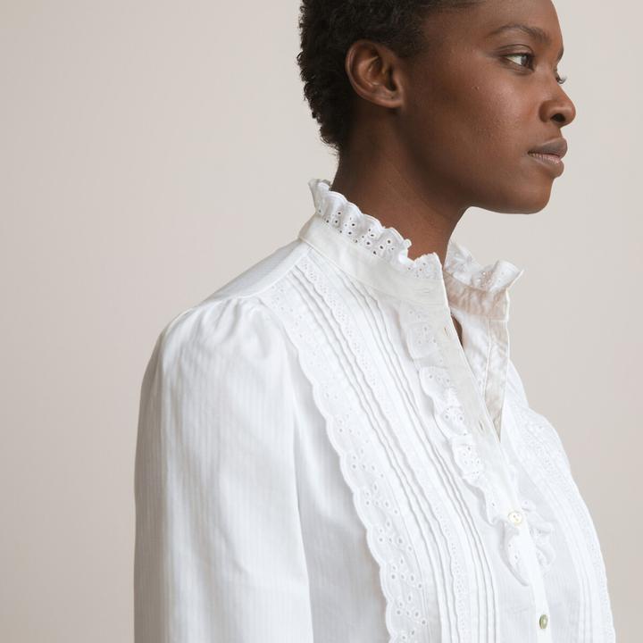 Image du produit La Redoute Collections Blouse Signature de style victorien (42)
