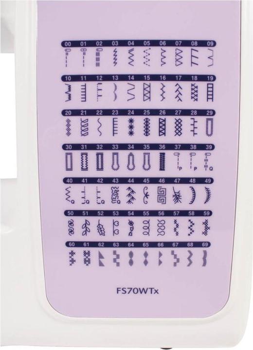 Nährwerte und Zutaten Brother FS70WTXVM1