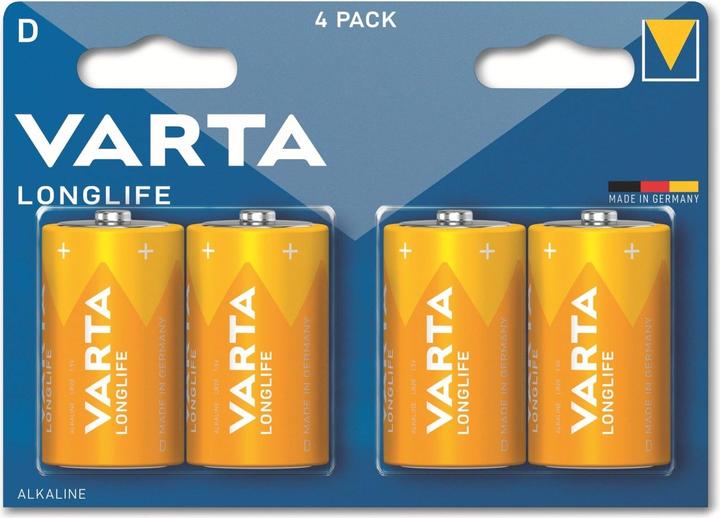 Produktbild Varta Longlife (4 Stk., D, 16000 mAh)