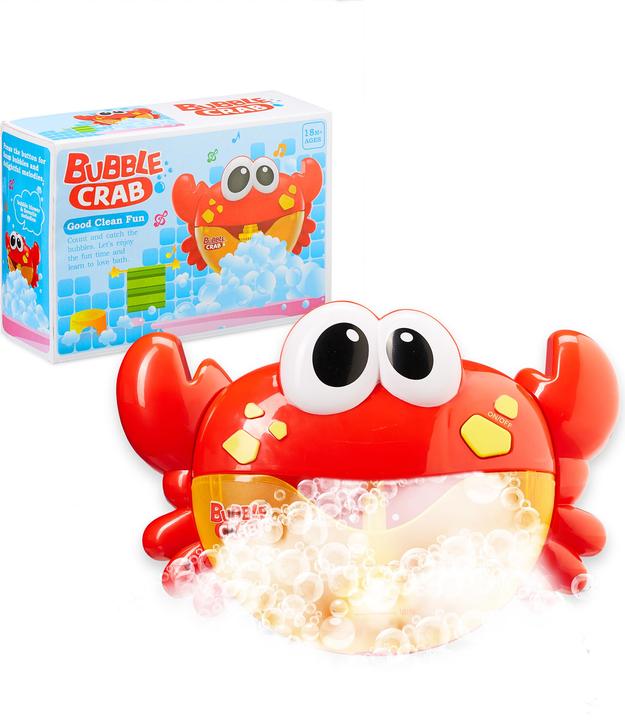 Image du produit Relaxdays Jouet de crabe pour le bain, rouge