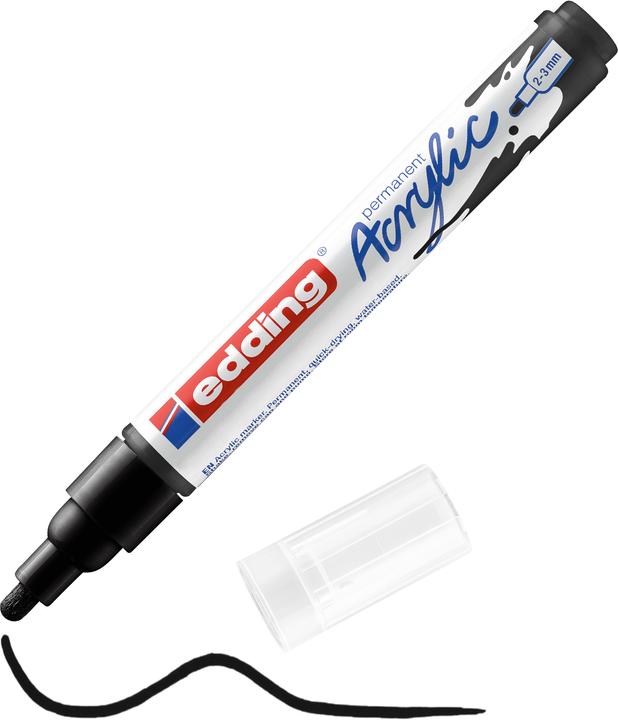 Produktbild Edding Acrylmarker 5100 Medium (Tiefschwarz, 3 mm, 1 x)