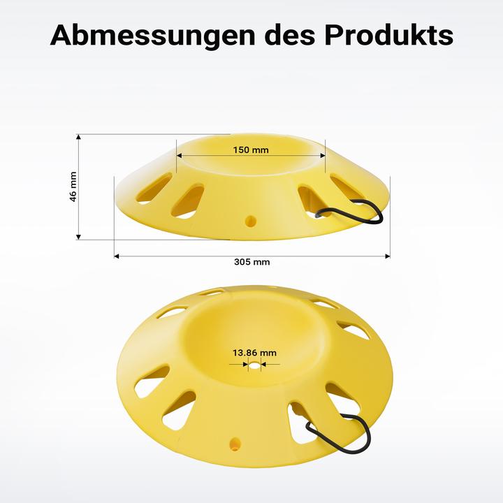 Produktbild Wiltec Stützradunterlage Ø300mm Stützrad 1995kg Unterlegkeil Anhänger Wohnwagen