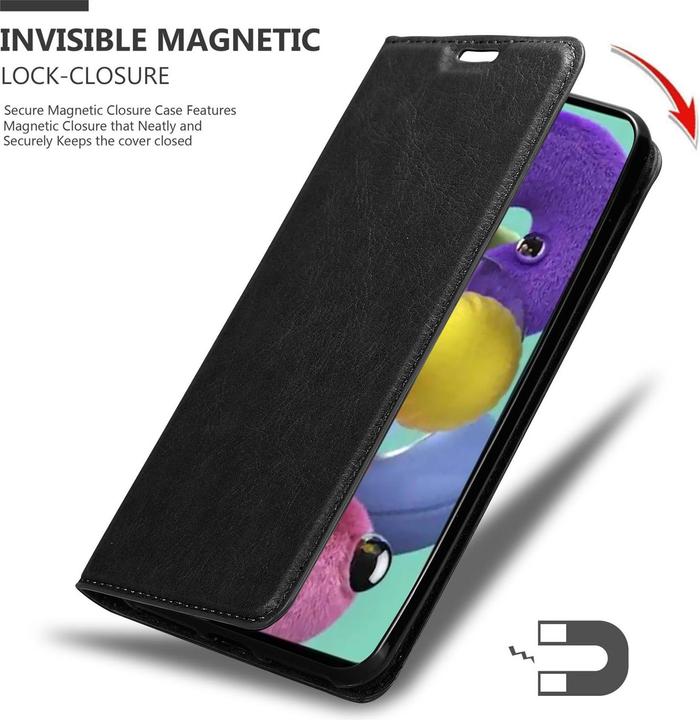 Actual product image Cadorabo Book Invisible Magnet Cover (Samsung Galaxy A52 5G)