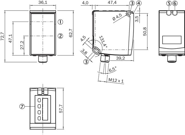 Actual product image Sick Mid-range distance sensor