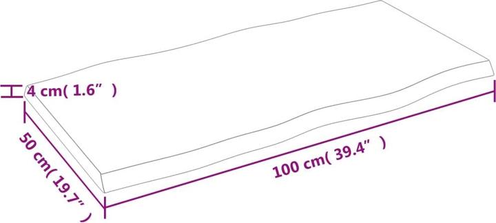 Immagine prodotto VidaXL Nili (100 x 50 x 4 cm)