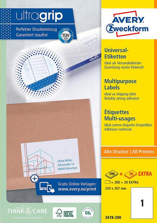 Produktbild Avery Universal-Etiketten