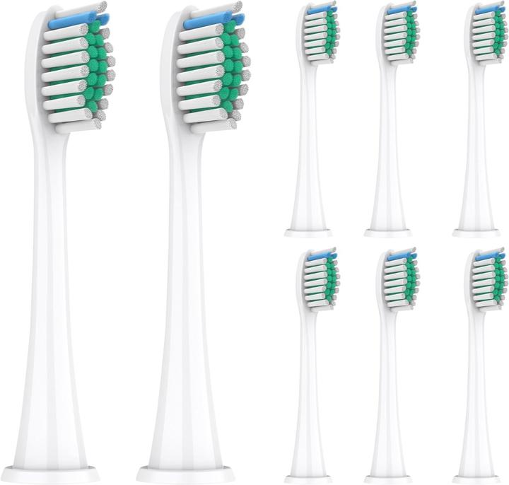 Ora-Care Ersatzbürsten Standard kompatibel mit Philips (8er Pack) Weiss (8 x)